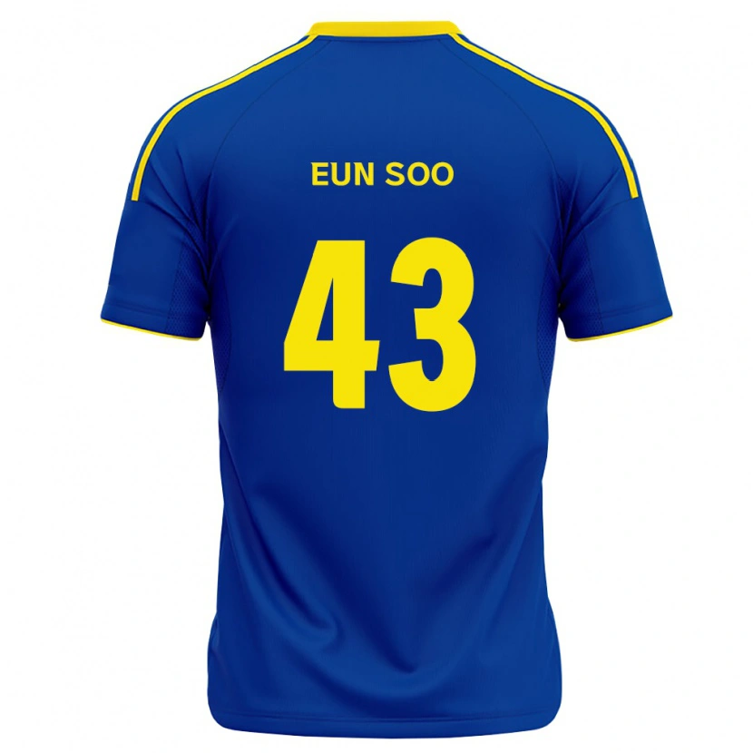 Danxen Donna Maglia Eun-Soo Choi #43 Blu Reale Giallo Kit Gara Home 2026/27 Maglietta