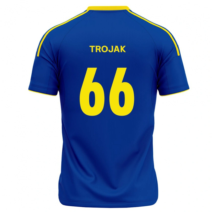 Danxen Donna Maglia Milosz Trojak #66 Blu Reale Giallo Kit Gara Home 2026/27 Maglietta
