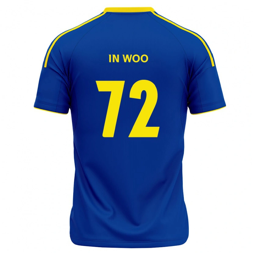 Danxen Donna Maglia In-Woo Back #72 Blu Reale Giallo Kit Gara Home 2026/27 Maglietta