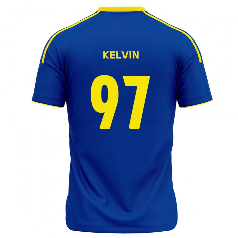 Danxen Donna Maglia Kelvin #97 Blu Reale Giallo Kit Gara Home 2026/27 Maglietta