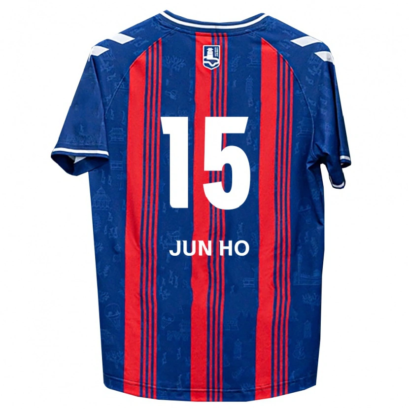 Danxen Donna Maglia Jun-Ho Hong #15 Blu Rosso Bianco Kit Gara Home 2026/27 Maglietta