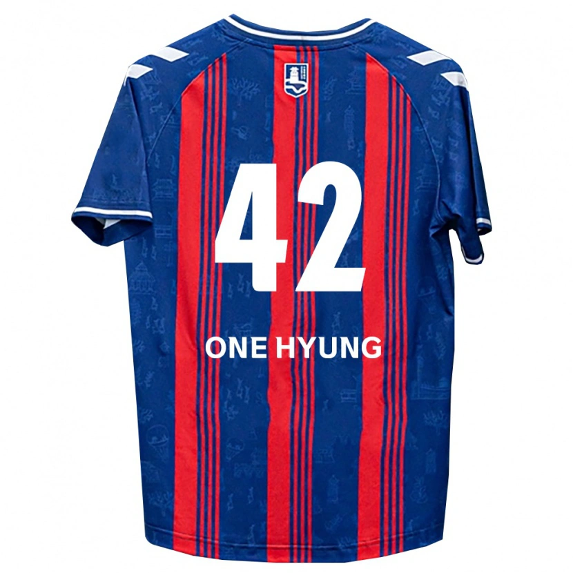 Danxen Donna Maglia One-Hyung Kim #42 Blu Rosso Bianco Kit Gara Home 2026/27 Maglietta