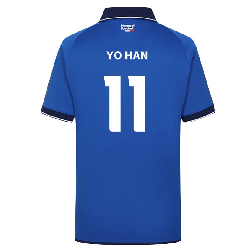 Danxen Donna Maglia Yo-Han Jang #11 Blu Reale Bianco Rosso Kit Gara Home 2026/27 Maglietta