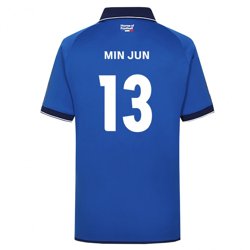 Danxen Donna Maglia Min-Jun Yeo #13 Blu Reale Bianco Rosso Kit Gara Home 2026/27 Maglietta