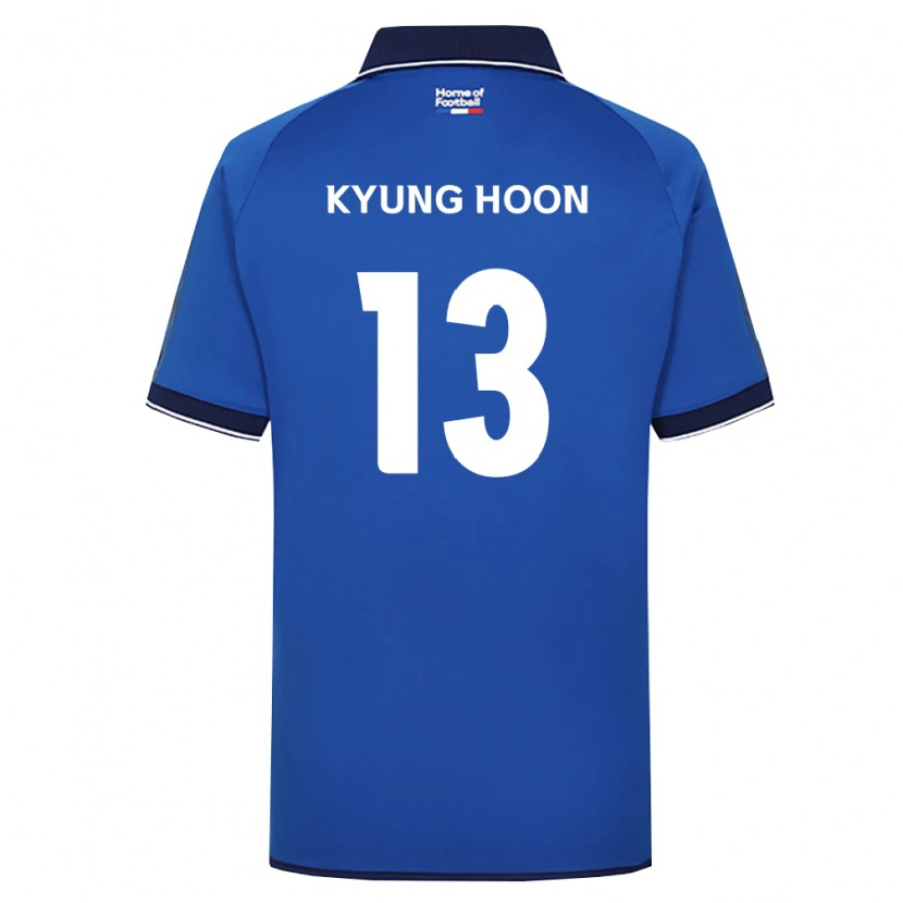 Danxen Donna Maglia Kyung-Hoon Park #13 Blu Reale Bianco Rosso Kit Gara Home 2026/27 Maglietta