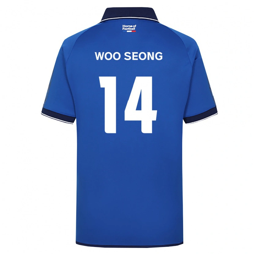 Danxen Donna Maglia Woo-Seong Seo #14 Blu Reale Bianco Rosso Kit Gara Home 2026/27 Maglietta