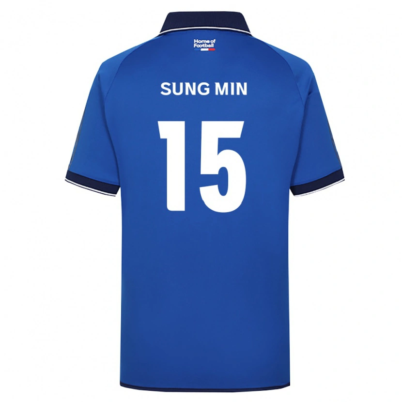 Danxen Donna Maglia Sung-Min Jung #15 Blu Reale Bianco Rosso Kit Gara Home 2026/27 Maglietta