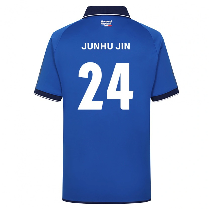 Danxen Donna Maglia Junhu Jin #24 Blu Reale Bianco Rosso Kit Gara Home 2026/27 Maglietta