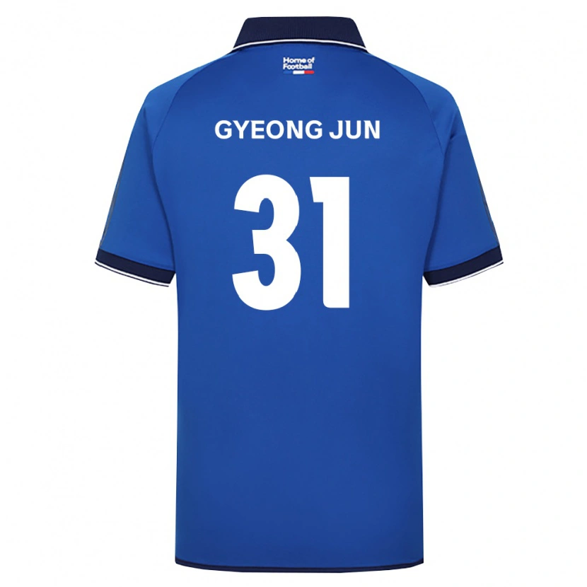 Danxen Donna Maglia Gyeong-Jun Lee #31 Blu Reale Bianco Rosso Kit Gara Home 2026/27 Maglietta