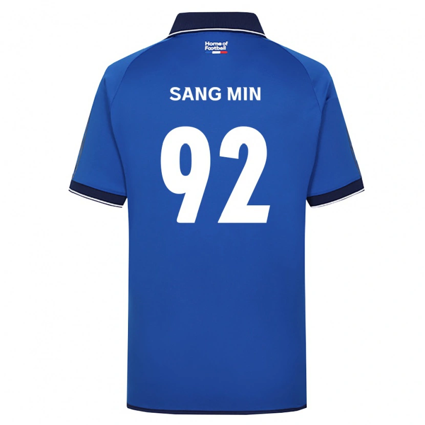 Danxen Donna Maglia Sang-Min Lee #92 Blu Reale Bianco Rosso Kit Gara Home 2026/27 Maglietta
