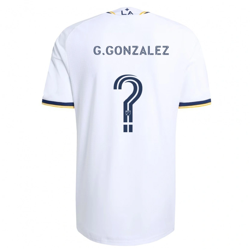 Danxen Donna Maglia Gustavo Gonzalez #0 Blu Giallo E Bianco Kit Gara Home 2026/27 Maglietta
