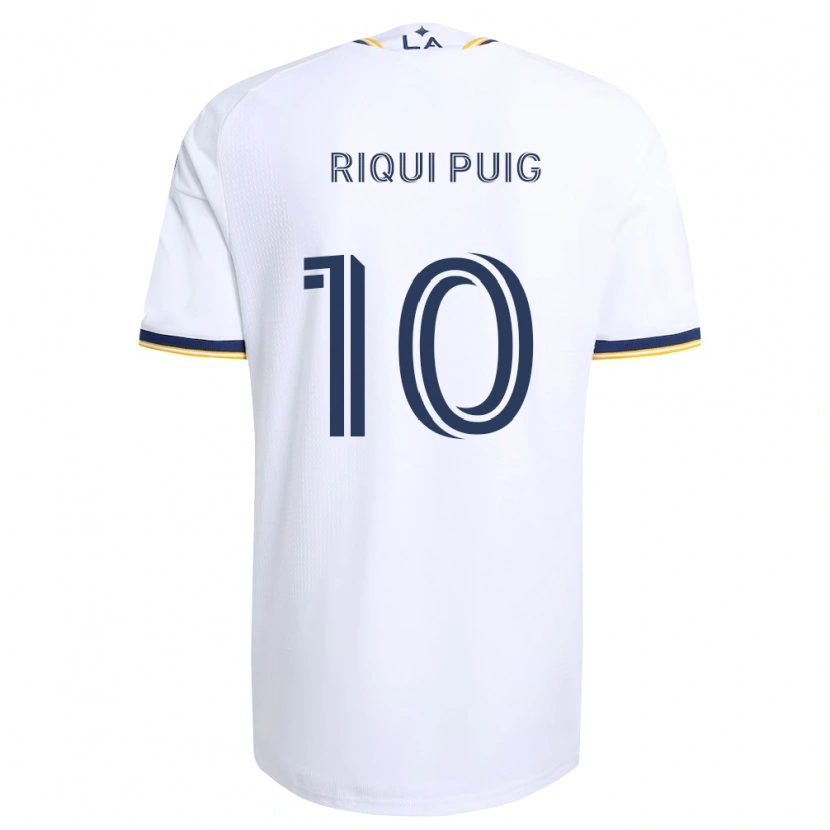 Danxen Donna Maglia Riqui Puig #10 Blu Giallo E Bianco Kit Gara Home 2026/27 Maglietta