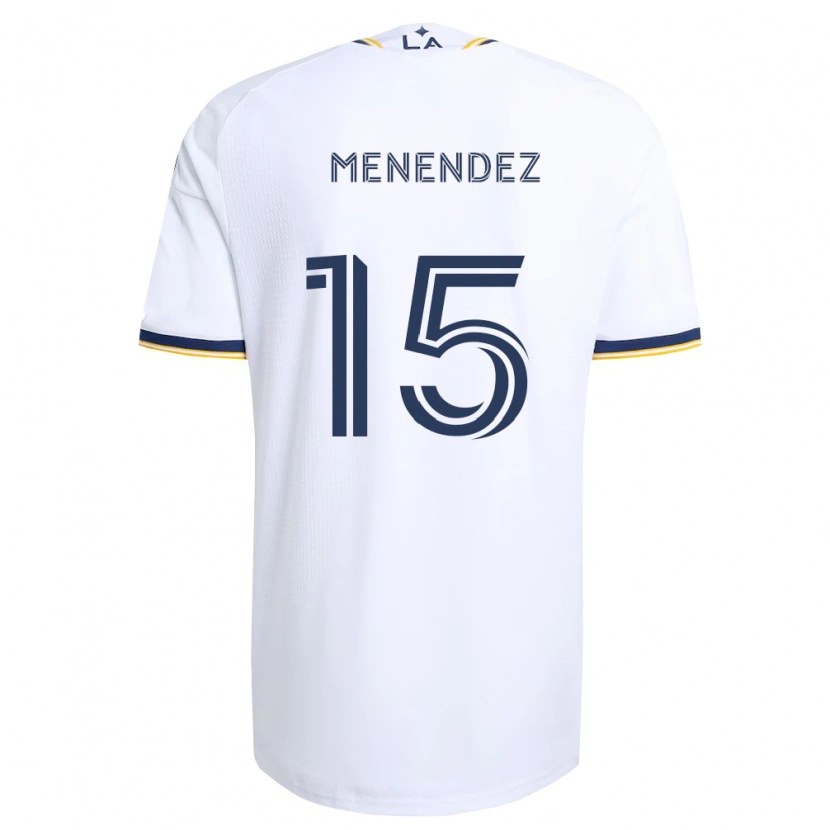 Danxen Donna Maglia Alexsander Menendez #15 Blu Giallo E Bianco Kit Gara Home 2026/27 Maglietta