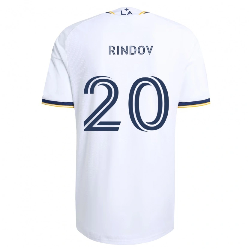 Danxen Donna Maglia Chris Rindov #20 Blu Giallo E Bianco Kit Gara Home 2026/27 Maglietta