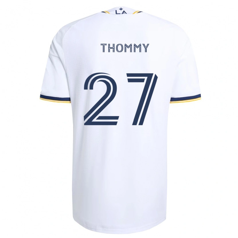 Danxen Donna Maglia Erik Thommy #27 Blu Giallo E Bianco Kit Gara Home 2026/27 Maglietta