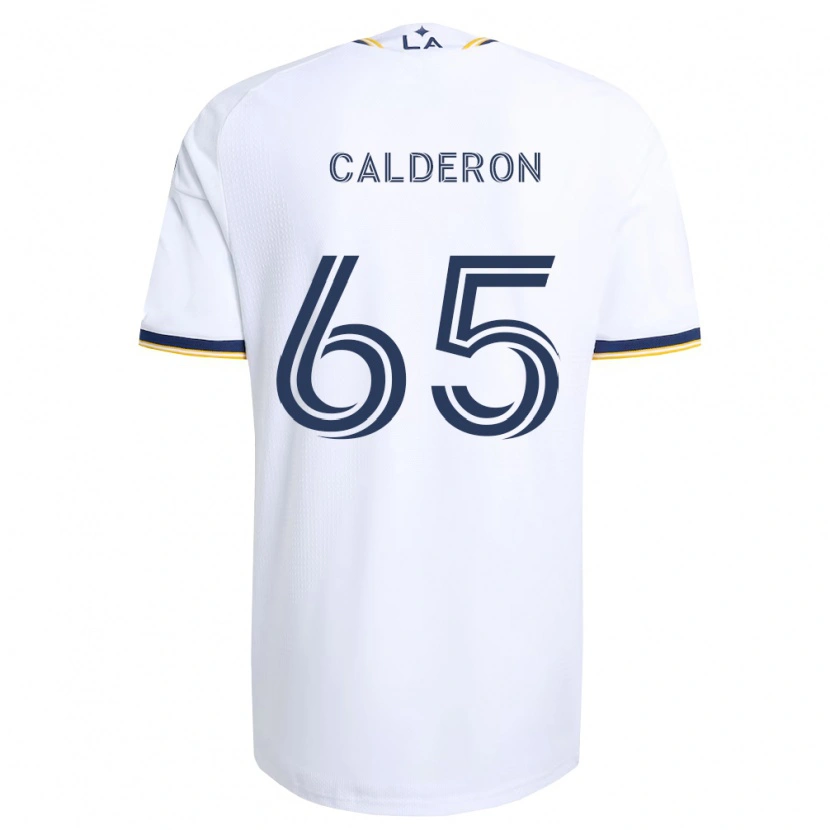 Danxen Donna Maglia Juan Calderón #65 Blu Giallo E Bianco Kit Gara Home 2026/27 Maglietta