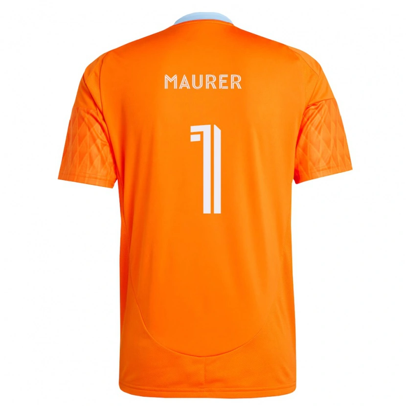 Danxen Donna Maglia Jimmy Maurer #1 Arancio Bianco Kit Gara Home 2026/27 Maglietta
