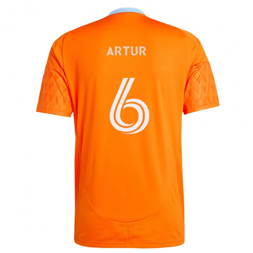 Danxen Donna Maglia José Artur De Lima Júnior #6 Arancio Bianco Kit Gara Home 2026/27 Maglietta
