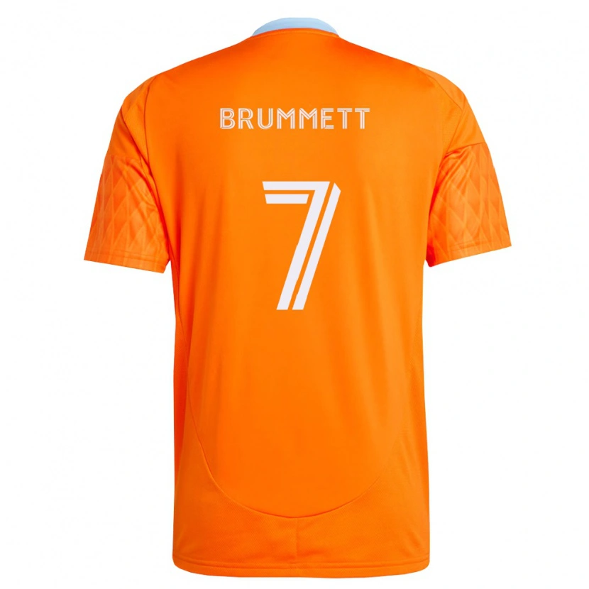 Danxen Donna Maglia Austin Brummett #7 Arancio Bianco Kit Gara Home 2026/27 Maglietta