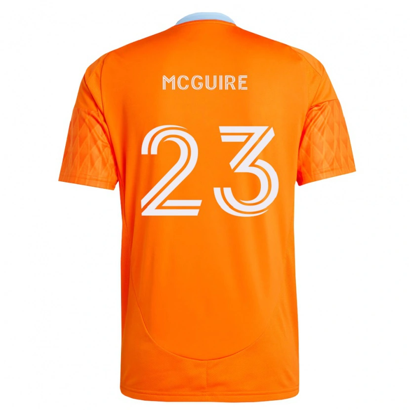 Danxen Donna Maglia Duncan Mcguire #23 Arancio Bianco Kit Gara Home 2026/27 Maglietta