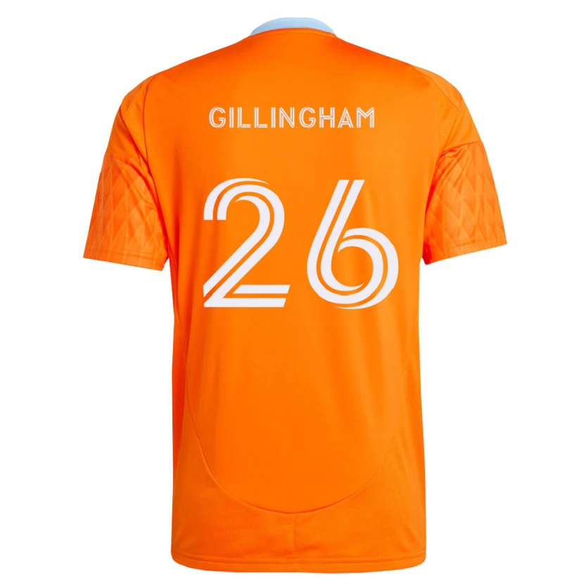 Danxen Donna Maglia Blake Gillingham #26 Arancio Bianco Kit Gara Home 2026/27 Maglietta