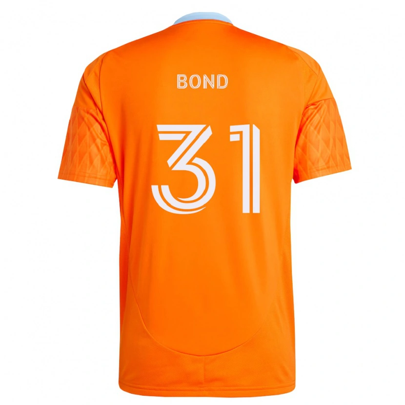 Danxen Donna Maglia Jonathan Bond #31 Arancio Bianco Kit Gara Home 2026/27 Maglietta