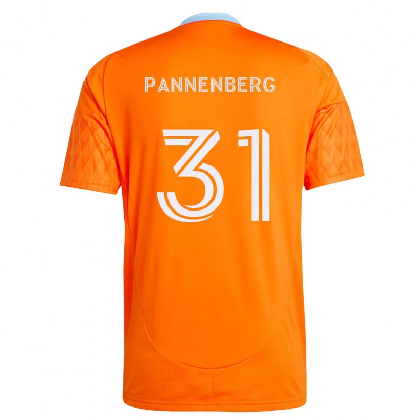Danxen Donna Maglia Andrew Pannenberg #31 Arancio Bianco Kit Gara Home 2026/27 Maglietta