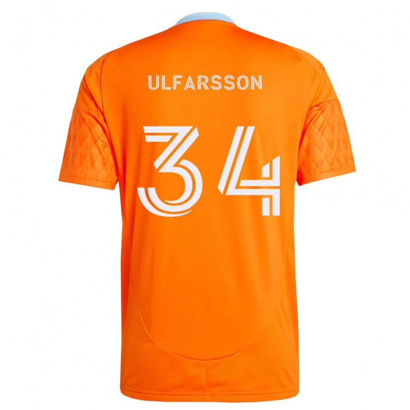 Danxen Donna Maglia Thor Úlfarsson #34 Arancio Bianco Kit Gara Home 2026/27 Maglietta