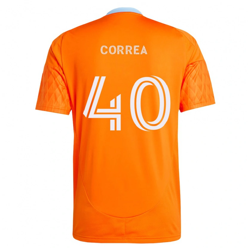 Danxen Donna Maglia Enrique Correa #40 Arancio Bianco Kit Gara Home 2026/27 Maglietta