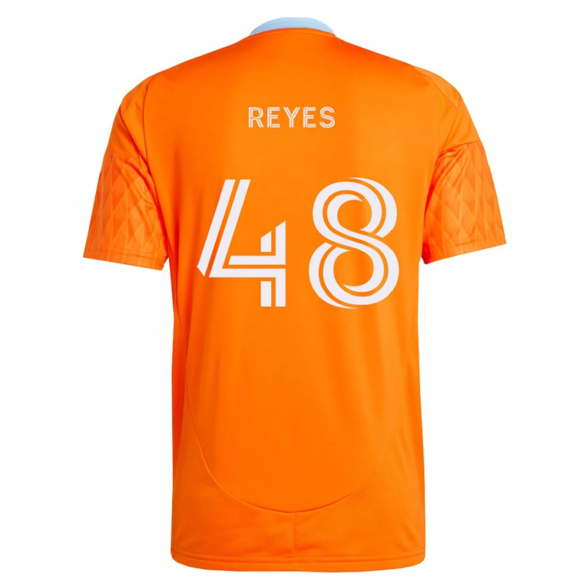 Danxen Donna Maglia Dylan Reyes #48 Arancio Bianco Kit Gara Home 2026/27 Maglietta