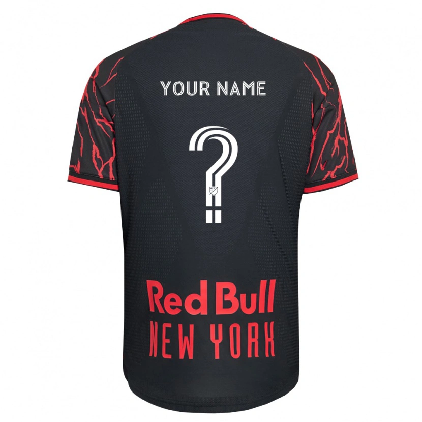 Danxen Donna Maglia Il Tuo Nome #0 Rosso Nero Bianco Kit Gara Home 2026/27 Maglietta
