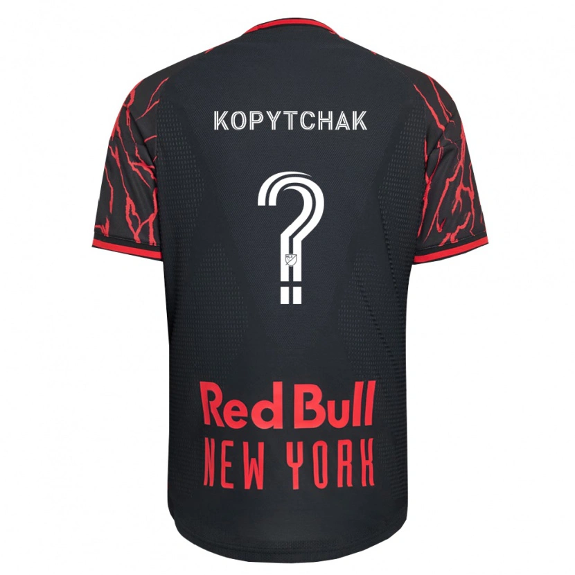 Danxen Donna Maglia Arseniy Kopytchak #0 Rosso Nero Bianco Kit Gara Home 2026/27 Maglietta