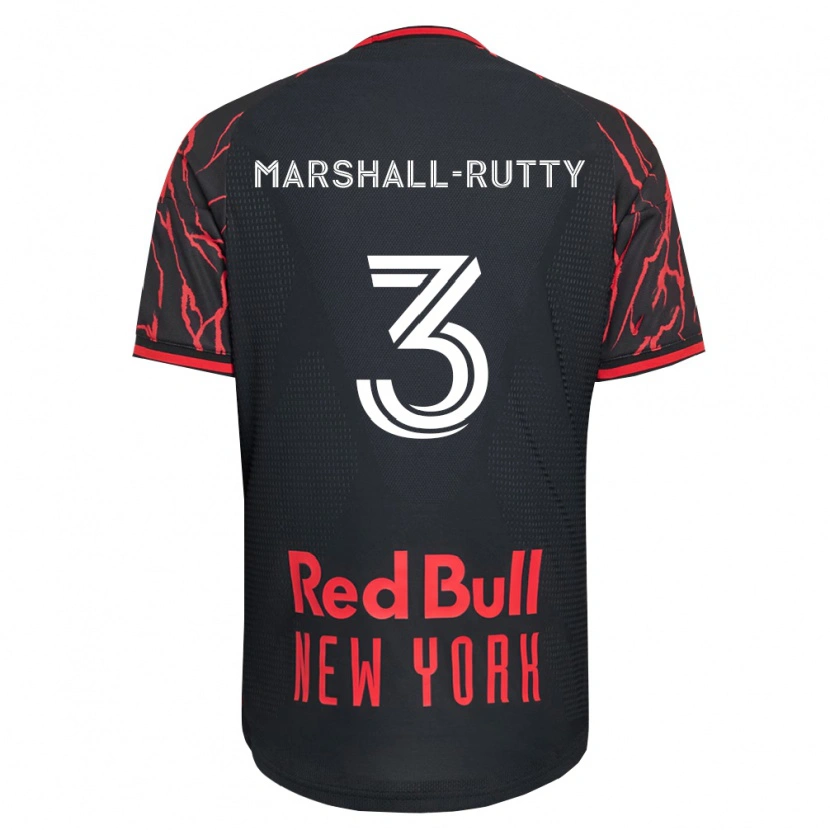 Danxen Donna Maglia Jahkeele Marshall-Rutty #3 Rosso Nero Bianco Kit Gara Home 2026/27 Maglietta