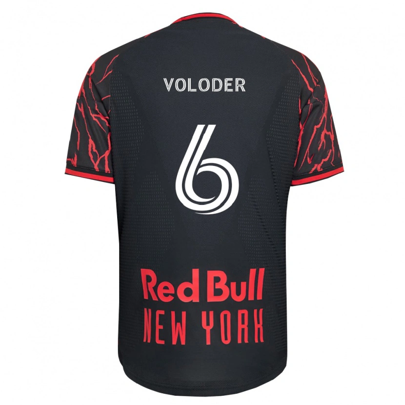 Danxen Donna Maglia Robert Voloder #6 Rosso Nero Bianco Kit Gara Home 2026/27 Maglietta