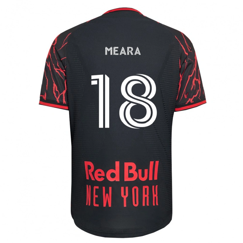 Danxen Donna Maglia Ryan Meara #18 Rosso Nero Bianco Kit Gara Home 2026/27 Maglietta