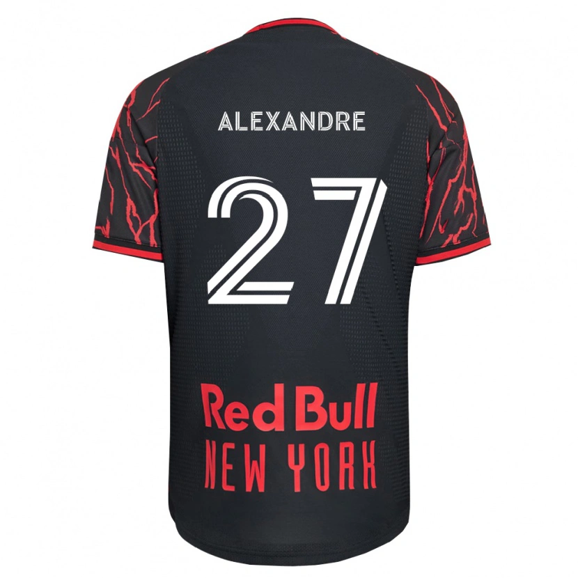 Danxen Donna Maglia Davi Alexandre #27 Rosso Nero Bianco Kit Gara Home 2026/27 Maglietta