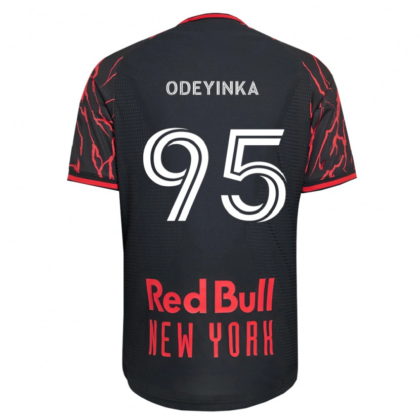 Danxen Donna Maglia Malik Odeyinka #95 Rosso Nero Bianco Kit Gara Home 2026/27 Maglietta