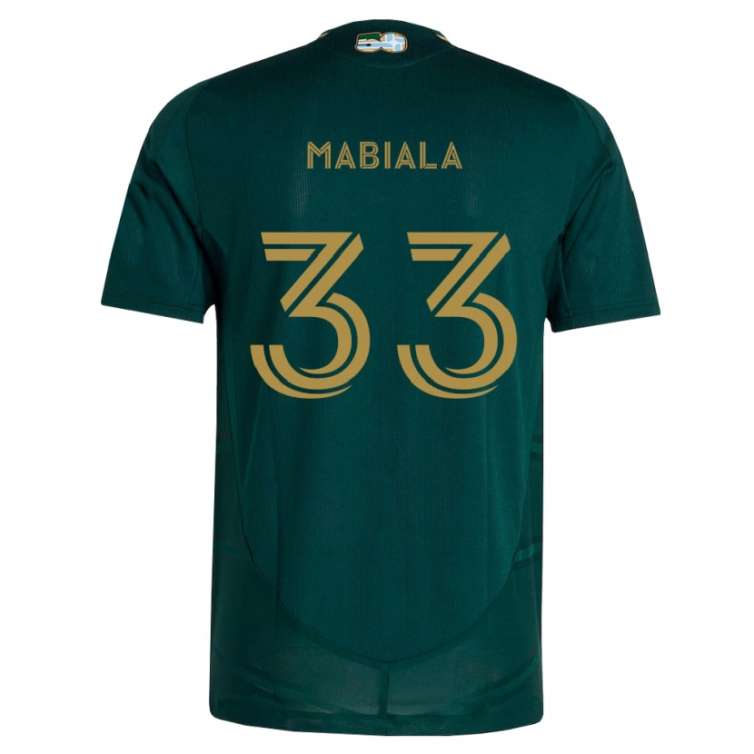 Danxen Donna Maglia Larrys Mabiala #33 Verde Scuro Marrone Kit Gara Home 2026/27 Maglietta