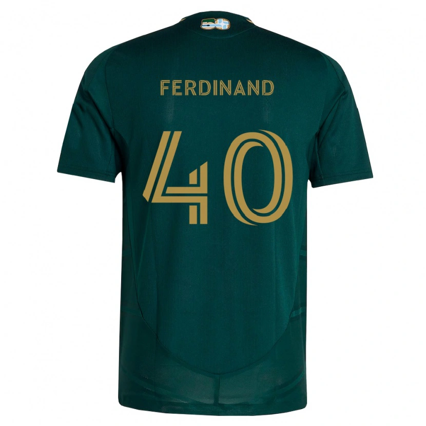 Danxen Donna Maglia Keesean Ferdinand #40 Verde Scuro Marrone Kit Gara Home 2026/27 Maglietta