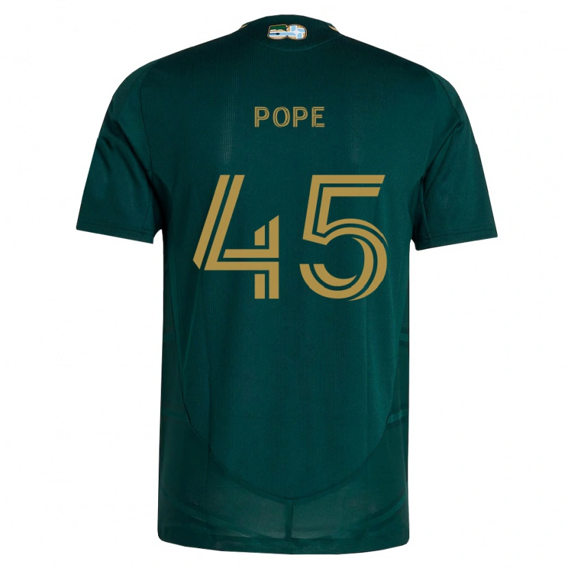 Danxen Donna Maglia Blake Pope #45 Verde Scuro Marrone Kit Gara Home 2026/27 Maglietta