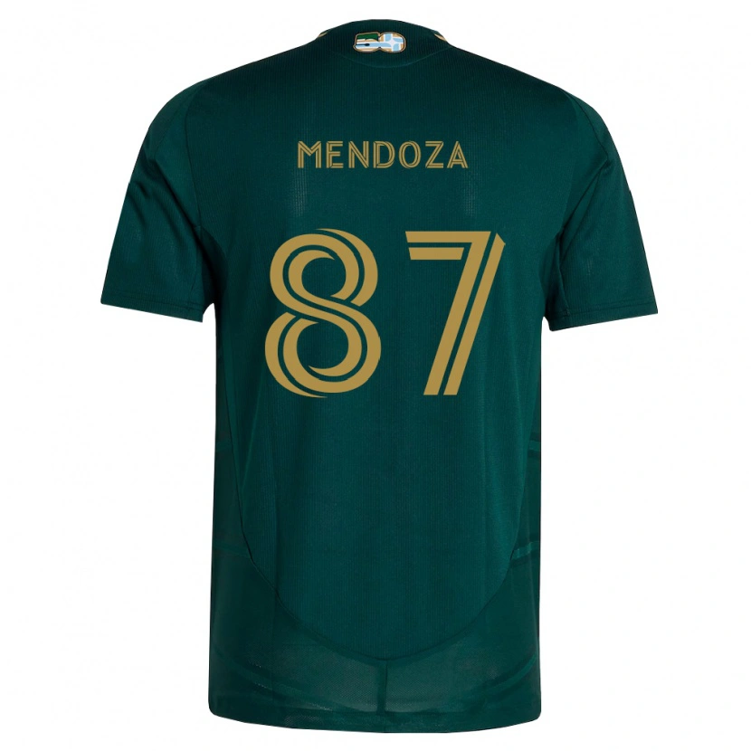 Danxen Donna Maglia Christian Mendoza #87 Verde Scuro Marrone Kit Gara Home 2026/27 Maglietta