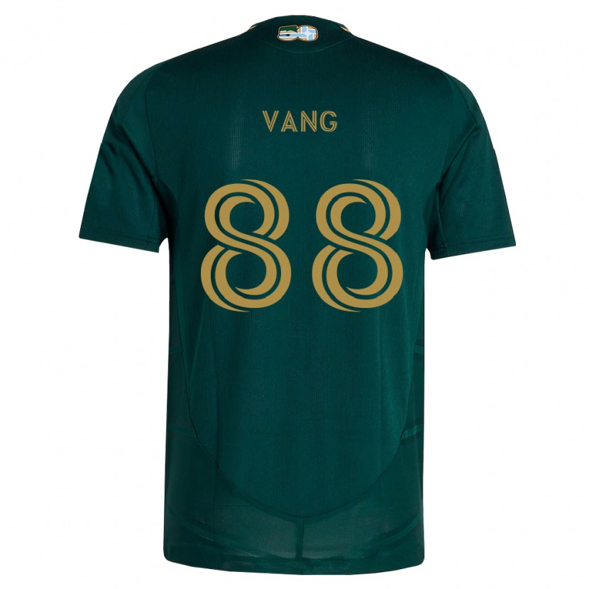 Danxen Donna Maglia Michael Vang #88 Verde Scuro Marrone Kit Gara Home 2026/27 Maglietta