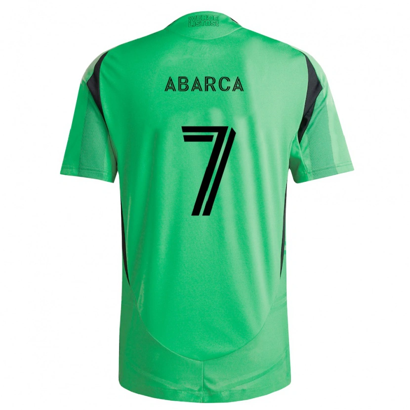 Danxen Donna Maglia Diego Abarca #7 Verde Smeraldo Nero Kit Gara Home 2026/27 Maglietta