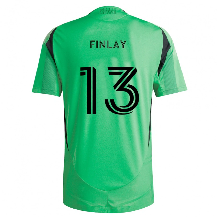 Danxen Donna Maglia Ethan Finlay #13 Verde Smeraldo Nero Kit Gara Home 2026/27 Maglietta