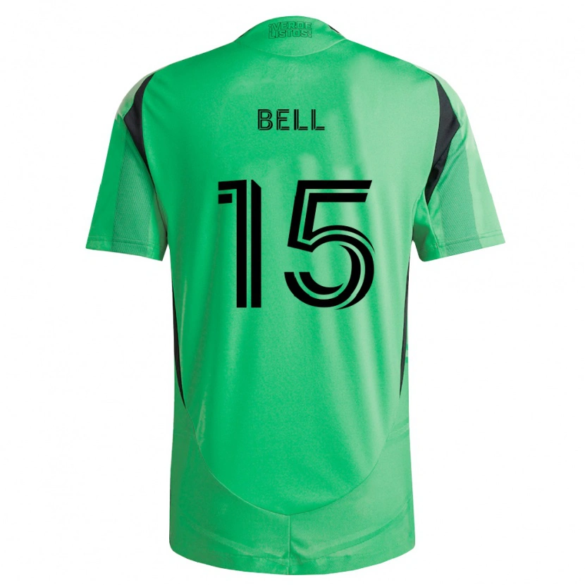 Danxen Donna Maglia Jon Bell #15 Verde Smeraldo Nero Kit Gara Home 2026/27 Maglietta