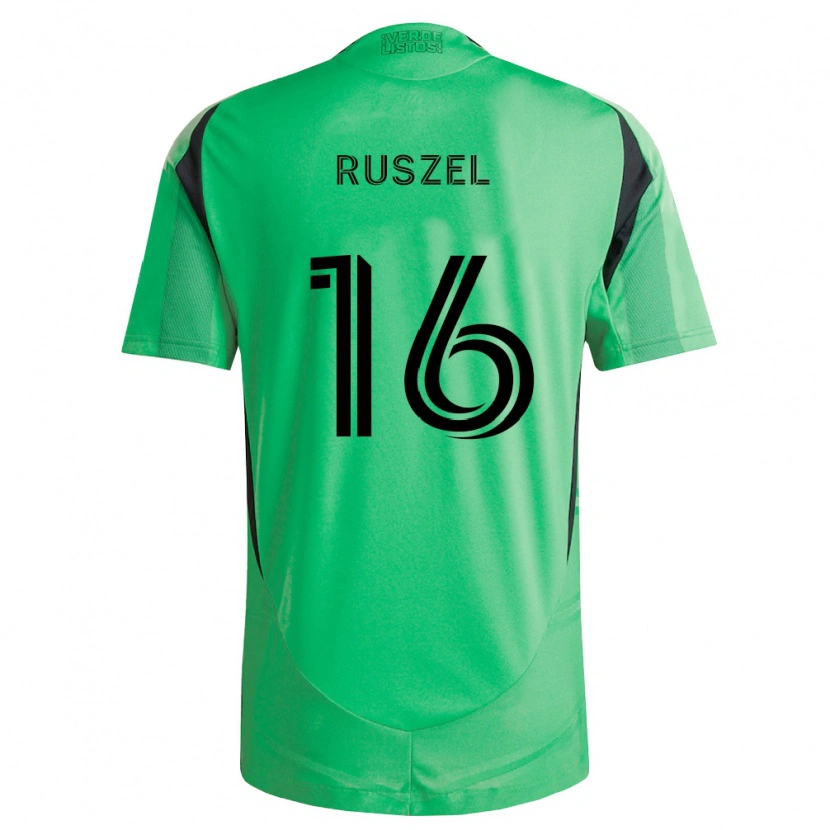 Danxen Donna Maglia Marcel Ruszel #16 Verde Smeraldo Nero Kit Gara Home 2026/27 Maglietta