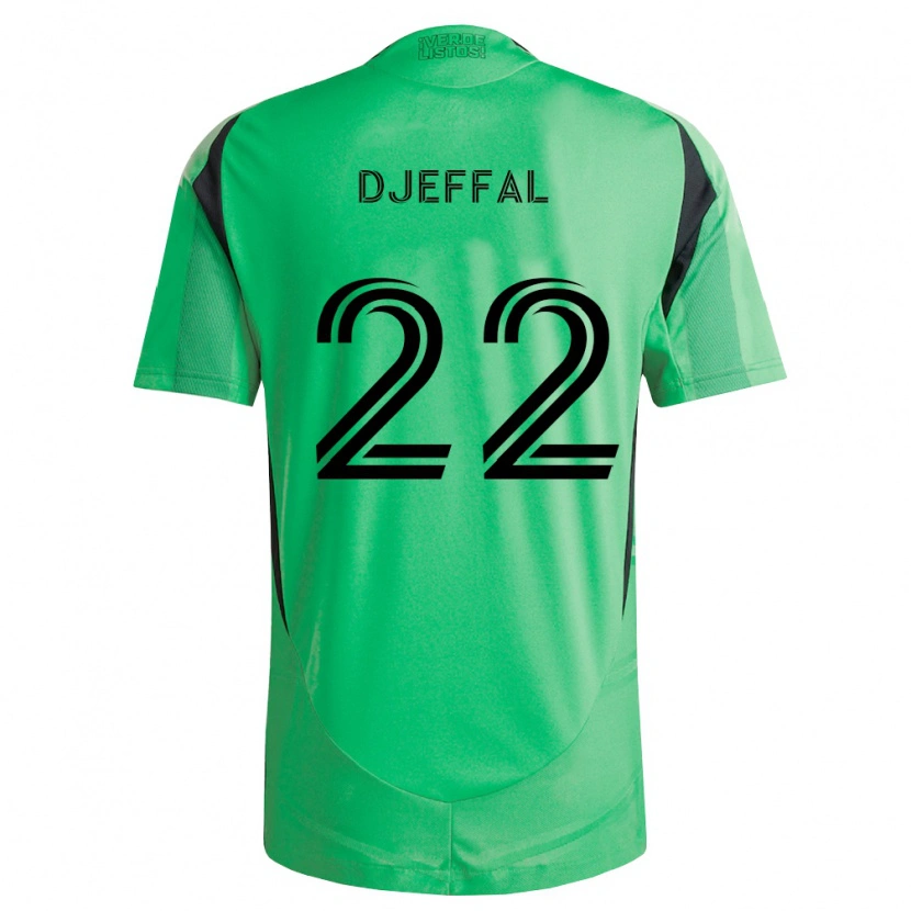 Danxen Donna Maglia Sofiane Djeffal #22 Verde Smeraldo Nero Kit Gara Home 2026/27 Maglietta