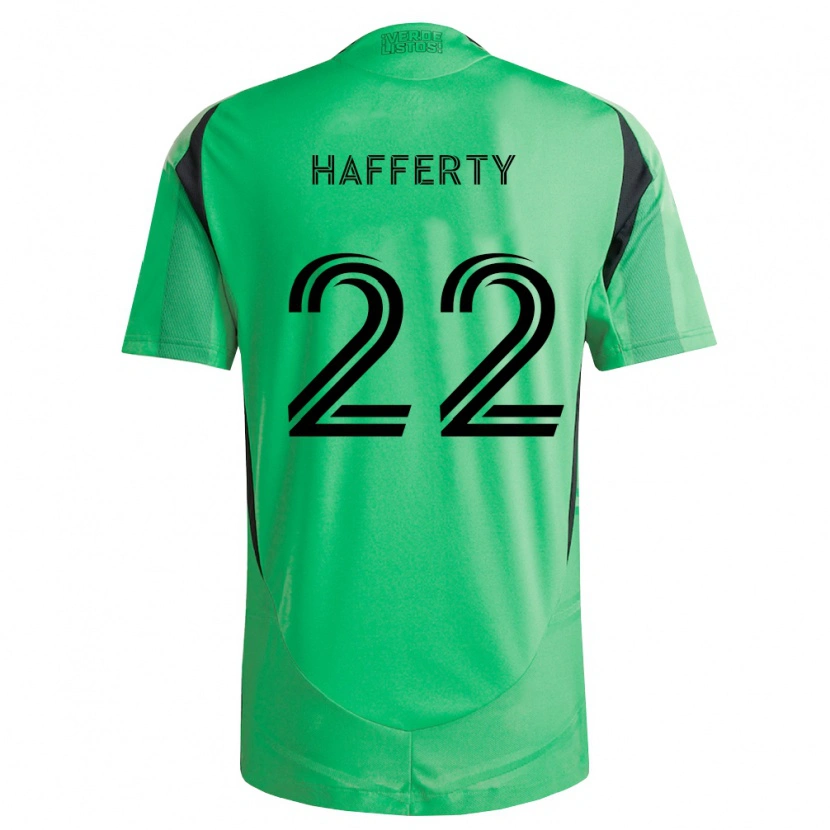 Danxen Donna Maglia Joe Hafferty #22 Verde Smeraldo Nero Kit Gara Home 2026/27 Maglietta