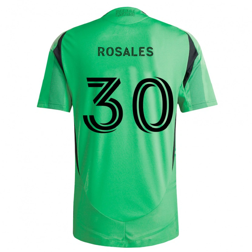 Danxen Donna Maglia Joseph Rosales #30 Verde Smeraldo Nero Kit Gara Home 2026/27 Maglietta