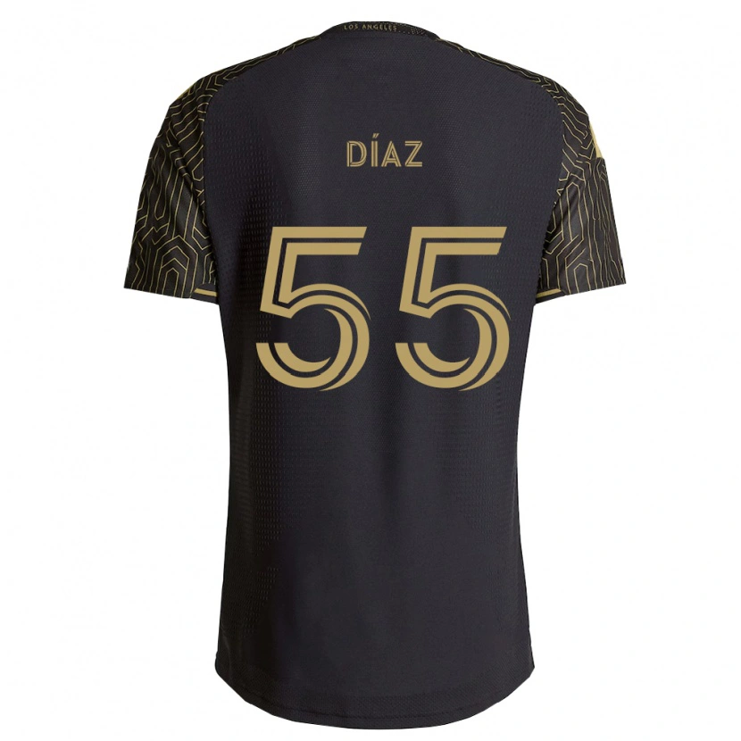 Danxen Donna Maglia Érick Díaz #55 Marrone Nero Kit Gara Home 2026/27 Maglietta
